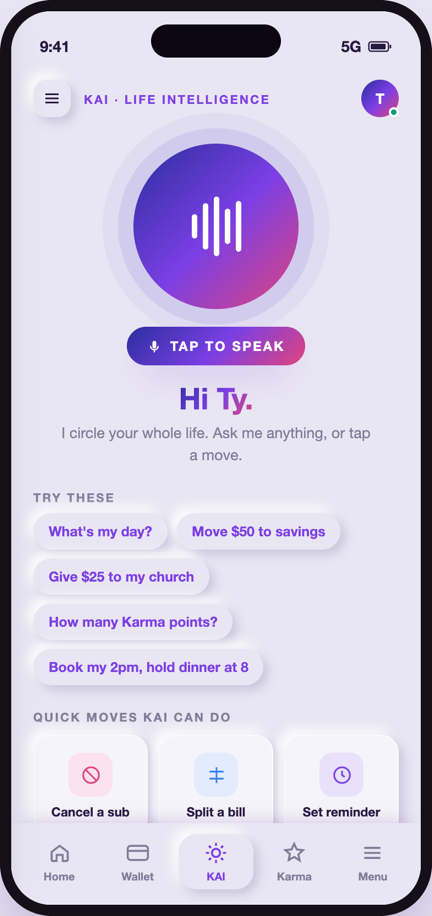 KAI voice concierge